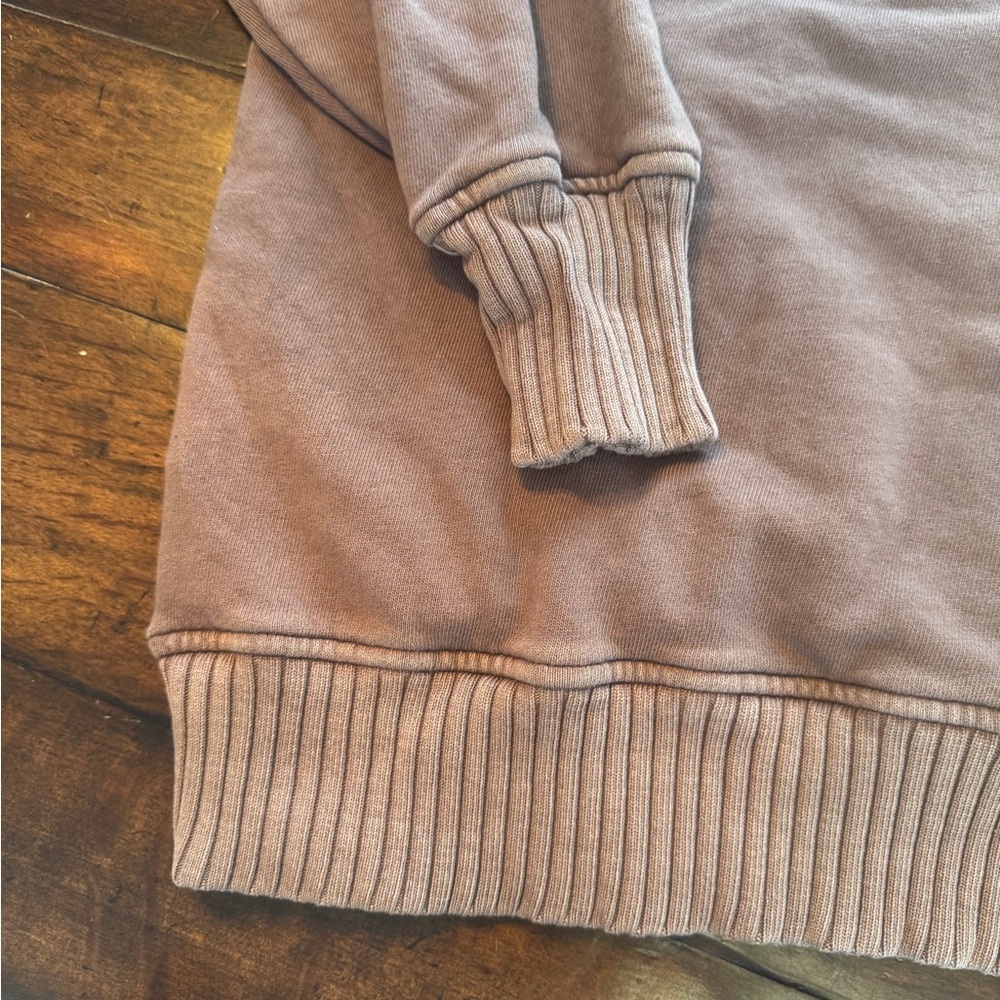 Aerie Brown Hoodie Sweater- Size XS - Picture 9 of 10
